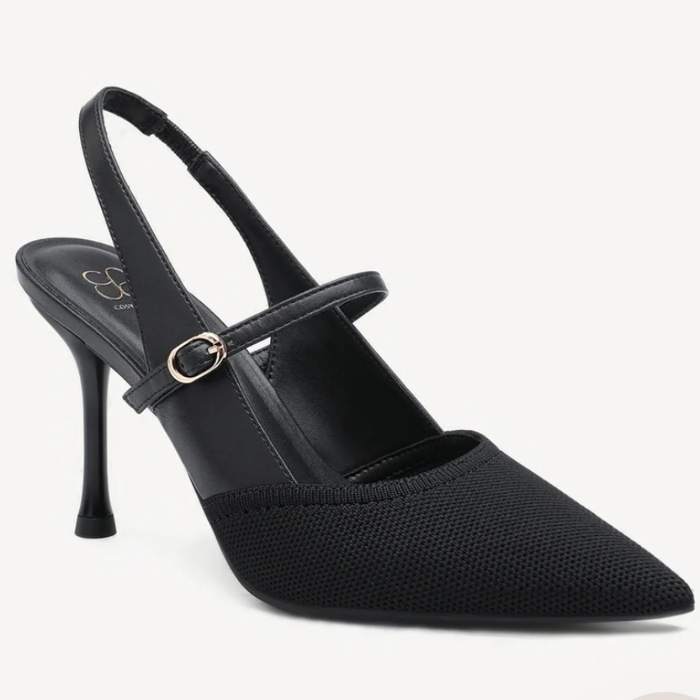 StrikeStep Elegant Stiletto Heeled Slingback MoonNight